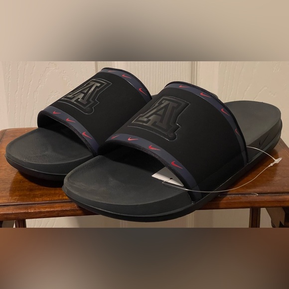 Arizona Wildcats Nike Offcourt Slides Black DD0505-001 Men’s Size 14 NEW - Picture 3 of 9